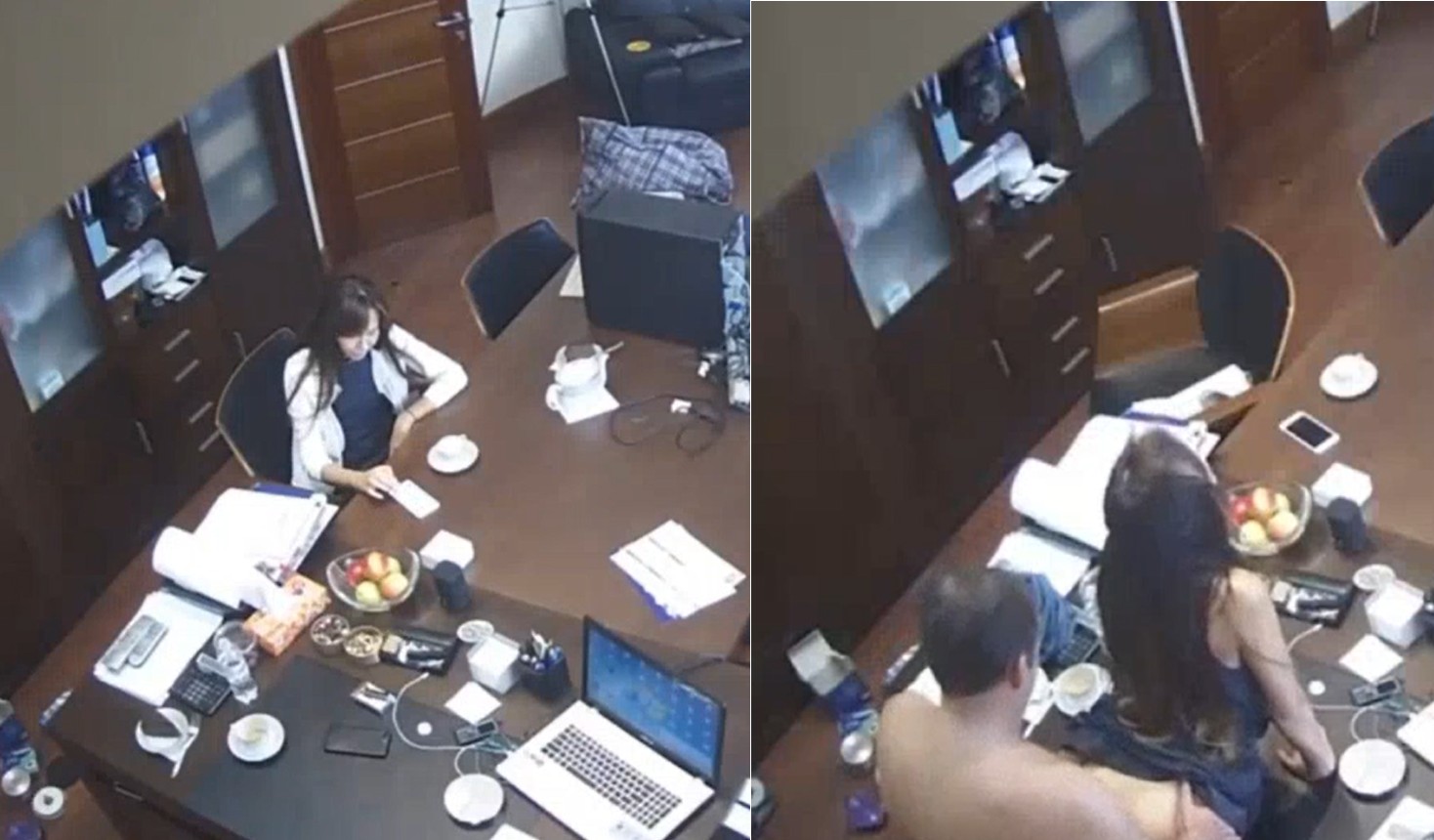 Sếp đụ em nhân viên ngay văn phòng sướng tê